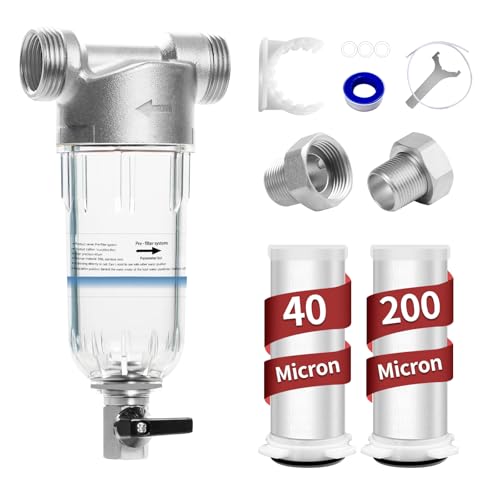 Reusable Spin-Down Sediment Water Filter (40/200 Micron)