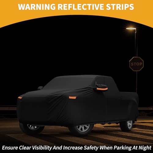 Housse auto toutes saisons anti-UV imperméable avec bandes noires - 3