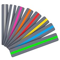 Guided Reading Strips/Colored Overlay/ Highlight Strips/Highlighter/Bookmark/ Assorted Colors Help with Dyslexia for Children and Teacher Supply Assistant (8 Pack)