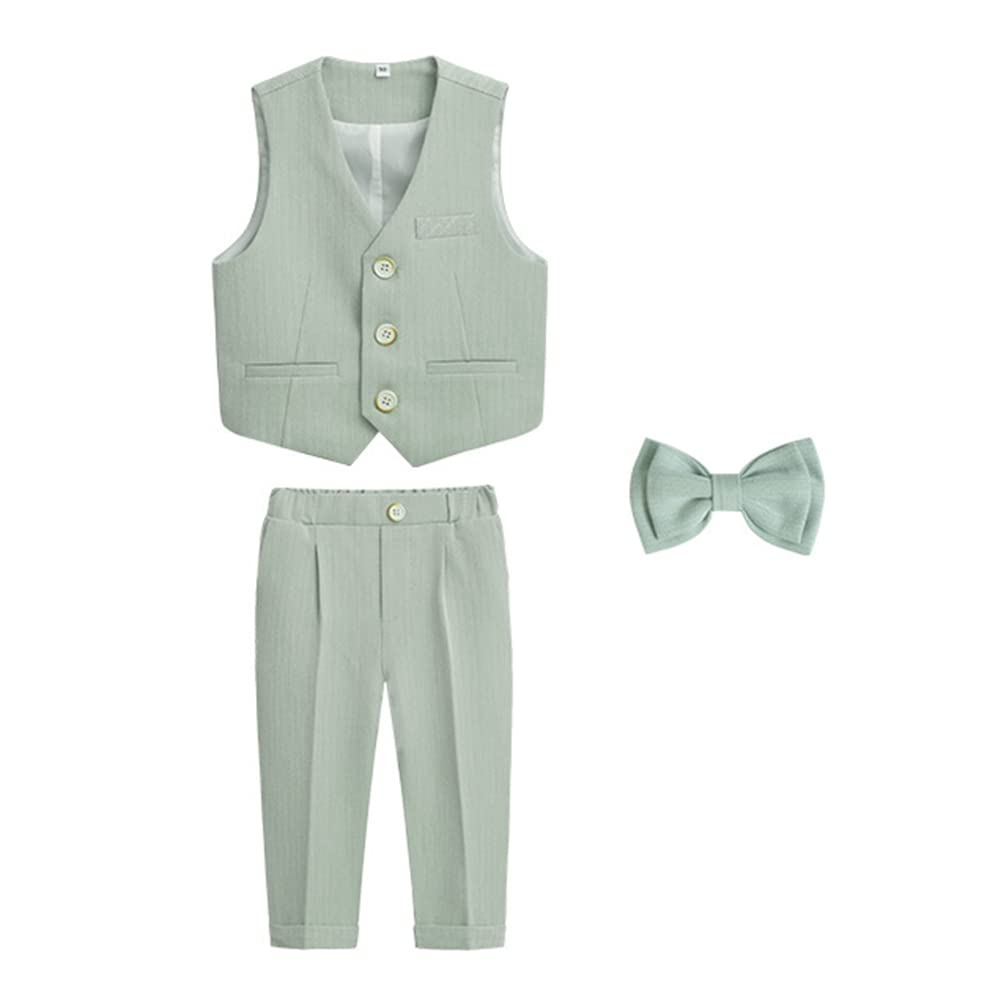 Completo da Bambino 4/5/6 Pezzi Eleganti Abiti da Cerimonia Gentleman Smoking da Ragazzo Abito Formale Doppiopetto da Battesimo Bambini e Ragazzi Gentiluomo Vestito per Matrimonio Festa
