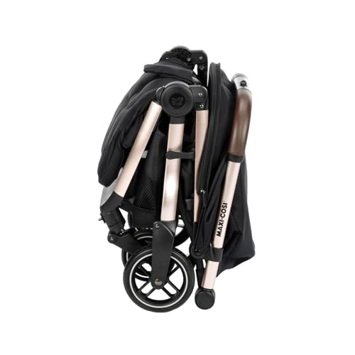 Image of Maxi-COSI Eva Lightweight Baby Stroller, 0-4 Years, Automatic One-Hand Fold, Flat Recline, Carry Strap, Puncture-Proof Wheels,5-Point Harness, Mosquito Net, Bumper Bar, Compact &Travel-Friendly Pram