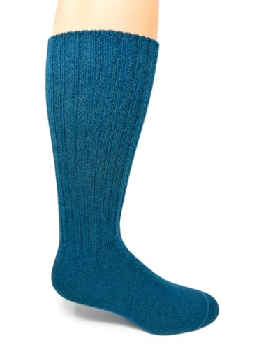 Image of WARRIOR ALPACA SOCKS - Ribbed Casual Everyday Alpaca Wool Crew Socks For Men And Women