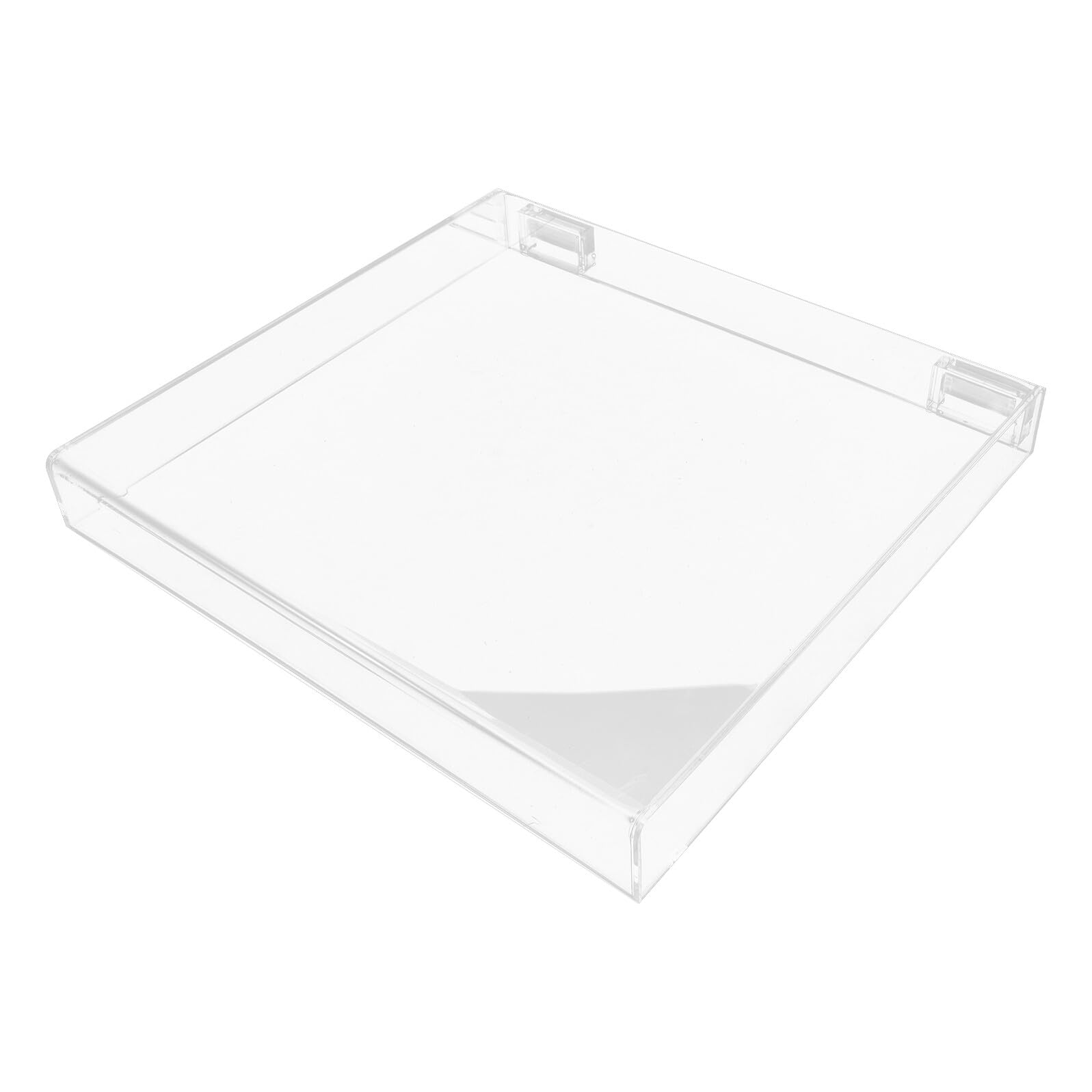 BESPORTBLE Copertura Antipolvere Trasparente in Acrilico per Giradischi Compatibile Lp60x, Coperchio Protettivo Rimovibile per Lettore Vinile, Protezione da Polvere e Graffi