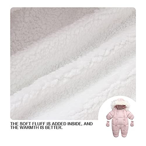 Image of Baby Girl Winter Snowsuit Toddler Jacket Clothes For Boy Infant Jumpsuit Hoodied