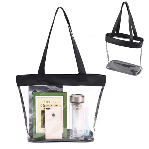 Bolsa transparente Tote para estadio 12x6x12 miniatura 1