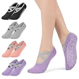 Aomig Calcetines Pilates Antideslizantes, Danza 35-39