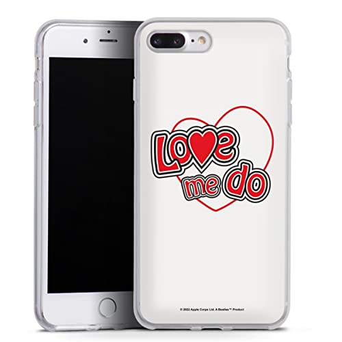 DeinDesign Coque en Silicone Compatible avec Apple iPhone 7 Plus Etui Silicone Coque Souple Love Me Do The Beatles Musique - Les Beatles, Paul McCartney, John Lennon, RIngo Starr, George Harrison DeinDesign Coque en Silicone Compatible avec Apple iPhone 7 Plus Etui Silicone Coque Souple Love Me Do The Beatles Musique
