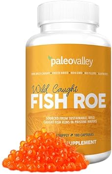 Amazon.com: Paleovalley Wild Caught Fish Roe - DHA/EPA, Full Spectrum ...