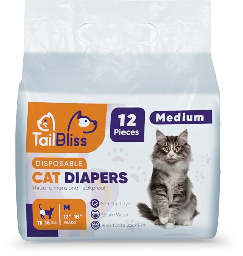 TailBliss Disposable Female Cat Diapers