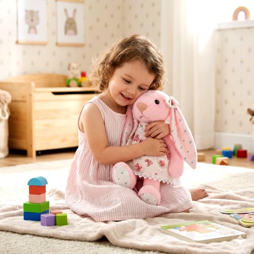 Image of Soft Pink Bunnycat Toy for Kids Stuffed Soft Toy with Cute Hug-Friendly Plush for Babies, Toddlers & Children Safe, Lightweight & Easy to Clean (35CM)