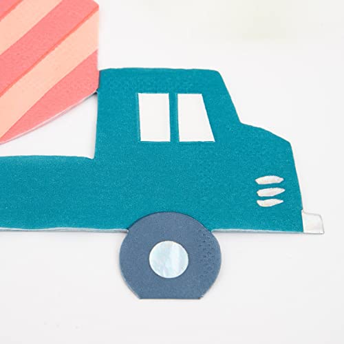 Meri Meri Construction Napkins (Pack Of 16) #TOP1