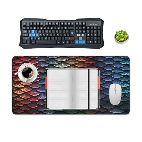 Mouse Pad Grande Dragon Scale de Goma 30x60 cm miniatura 4