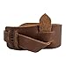 Hide & Drink, Bracelet Handmade from Full Grain Leather, Fashionable, Adjustable Wristband, Stylish Cuff (Single Malt Mahogany)