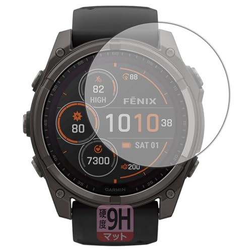 PDA�H�[ GARMIN fenix 8 Sapphire Dual Power [�P�[�X�T�C�Y 51mm�p] �Ή� 9H���d�x[���˒ጸ] �ی� �t�B���� ���{��