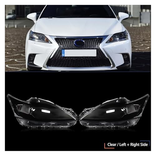 Couvercle de phare transparent pour Lexus CT200 CT200H 2012-2017 gauche - 2
