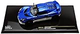 Sammlermodell vom Auto Lotus Exige Sprint Edition 2006,blau von IXO aus Metall. Das Modell ist im Maßstab 1/43.