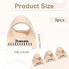3PCS Edge Stitch Lock and Sewing Gauge, 2/3/4mm Edge Sewing Lockranding Tool, Seam Guide Ruler for Even Stitches, DIY Sewing Machine Kit Also Suitable for Machine Sewing
