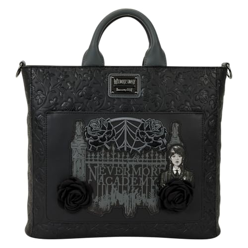 Loungefly MGM Wednesday Convertible Tote Bag