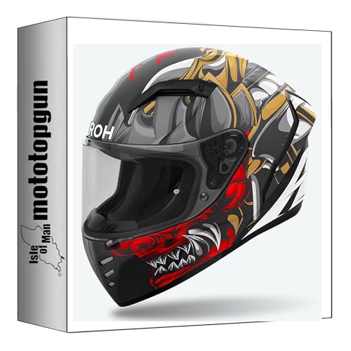 Casque intégral Airoh Connor Samurai Mat XL pour moto de route performante