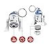 LEGO Star Wars Large 2 Inch Tall Figure Key Light - R2-D2 (KE21H)