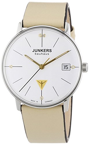 Preisvergleich Produktbild Junkers Damen-Armbanduhr XS Bauhaus Analog Quarz Leder 60735