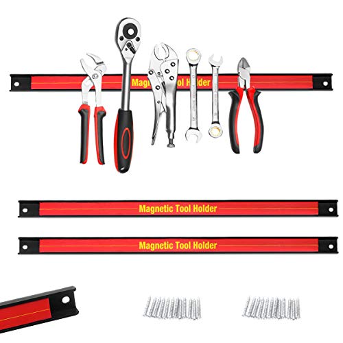 Preisvergleich Produktbild COSTWAY Magnetleiste Werkzeugleiste Magnet Werkzeughalter Halterung Werkzeug 3 x 46cm
