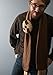 Handmade Fleece Sloth Scarf Brown