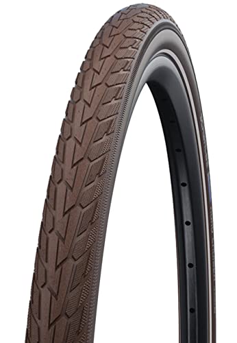 Schwalbe Fahrrad Reifen Road Cruiser Hs484 Sbc//Alle Größen + Farben, Taglia: 47-559 (26×1,75'), Ausführung: Braun Reflex. Drahtreifen