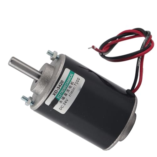 Motor CC de alta velocidad y bajo nivel de ruido 24V para giro CW y CCW