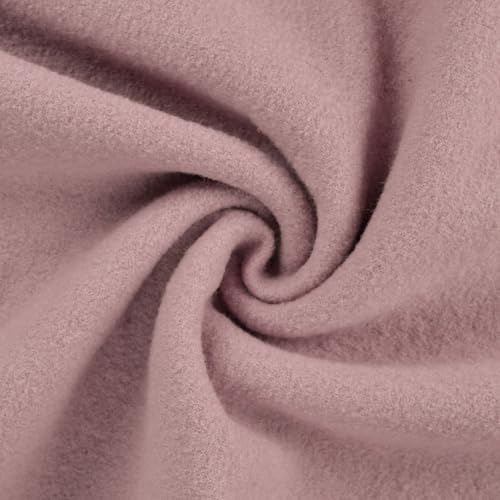 Walkloden Wollwalk Stoff Meterware – 100% Wolle, mulesingfrei, Ökotex Standard 100 – uni & meliert – Trachtenstoff, Walkstoff, Wollstoff, Walkanzug (nude)