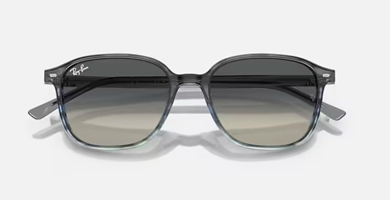 Amazon.com: Ray-Ban 0RB219313817151 Leonard Striped Gray Gradient
