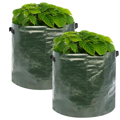 Large Potato Planter Grow Bags, 30L, Green