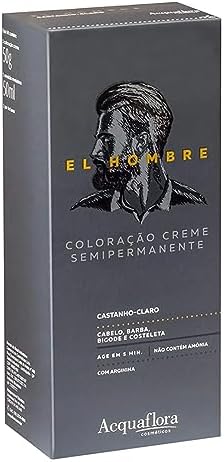 Acquaflora Castanho Claro Kit Coloração Creme Semipermanente El H...