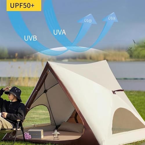 Carpa de Camping Piramidal para 2 Personas Impermeable miniatura 3