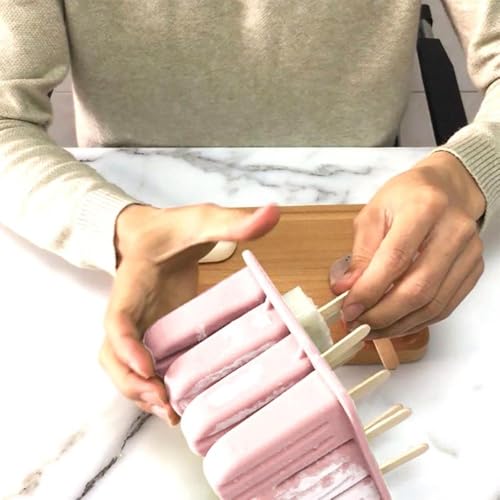 Molde para helado reutilizable de silicona con 12 cavidades miniatura 3