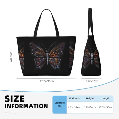 Mystery Butterfly Large Capacity Waterproof Sandproof Multifunctional Beach Travel Camping Picnic Storage Bag4