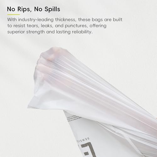 EKO 9.3 Gallon / 30–35 Liter Drawstring Trash Bags, 110 Count Heavy-Duty Tall Kitchen Garbage Can Liners, Extra-Strong Leak-Resistant, Unscented, White, Code K by EKO - Image 8