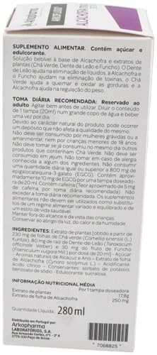 Arkopharma Arkofluido Alcachofa Mix Detox 280 ml, Regular el Peso, Detoxificar, Control de Peso, Eliminar Líquidos y Toxinas, Complemento Alimenticio