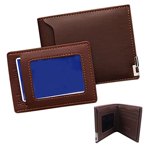 Portefeuille Homme avec Protection du Compartiment à Monnaie Spacieux Portefeuille pour Hommes Saint Valentin pour Hommes Portefeuille pour Hommes Portefeuille pour Hommes avec Boîte-Cadeau Cover