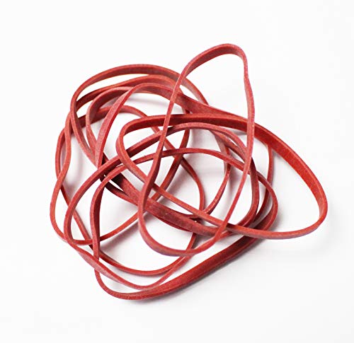 Alco-Albert 7591 - Bandas elásticas de goma (100 x 5 mm, 1 kg), color rojo