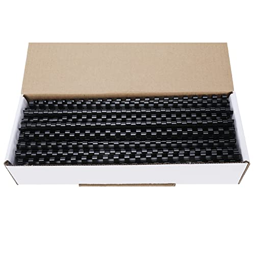 Yaetek 21-Hole Comb Binding Machine, 450 Sheets, Manual Paper Punch Binder With Starter Kit 100Pcs 3/8'' Pvc Comb Binding Spines For A4 / A5 Papers #TOP3