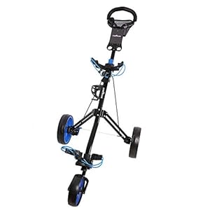 Caddymatic Golf Pro Lite Carrito DE Golf DE 3 Ruedas Negro/Azul