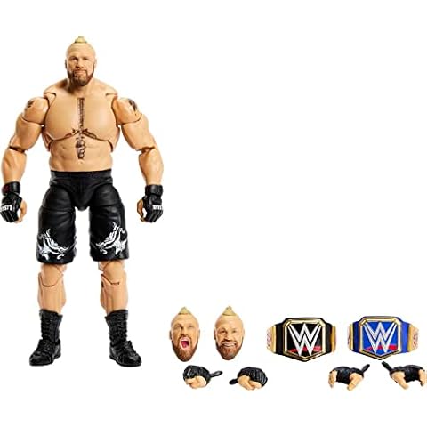 Brock Lesnar (w/ 2 Belts) - WWE Ultimate Edition 15 Toy Wrestling Action Figure Cover