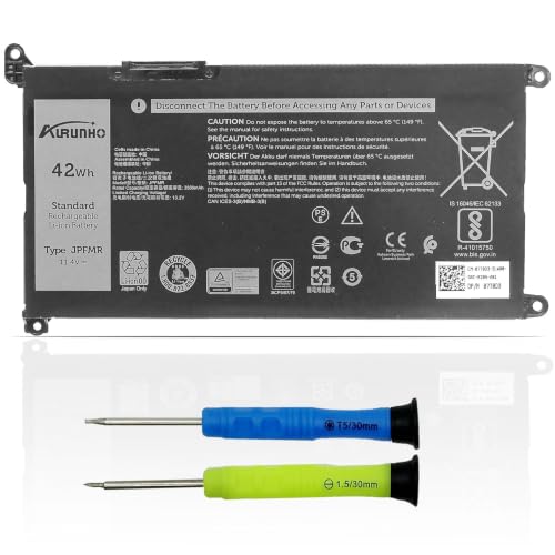 Image of JPFMR Chromebook 3100 Laptop Battery Replacement for Dell Chromebook 3100 2-in-1 3400 Inspiron 5488 5493 5593 P90F Series 16DPH 65N6H 7T0D3 07GDY 7MT0R DN33X RDNP5 11.4V 42Wh 3650mAh