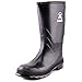Kamik Kids Stomp Waterproof Rain Boots,Black,5