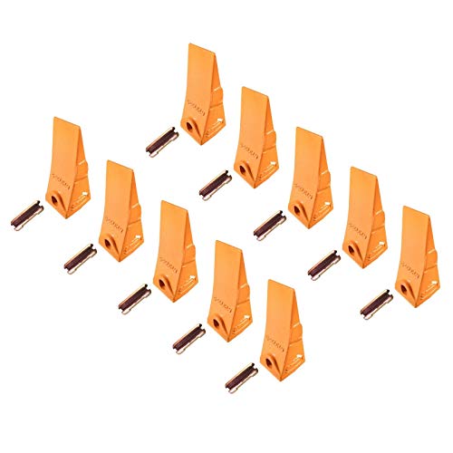 10 - Bobcat Style Mini Excavator Skid Steer Bucket Teeth w Pins - 6737325