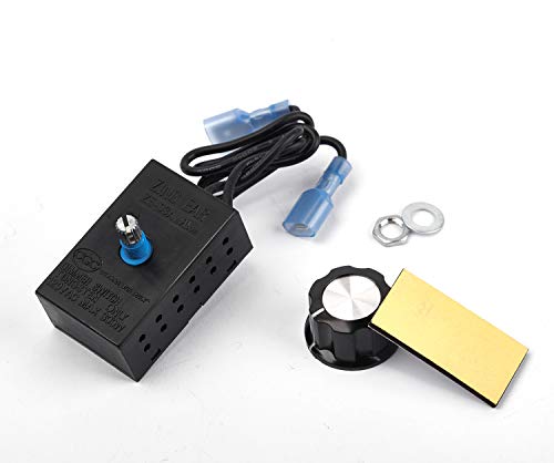 Criditpid Fireplace Stove Blower Fan Variable Rheostat Speed On/Off Switch Control, Fan Speed Control For Fireplace Stove Blower #TOP1