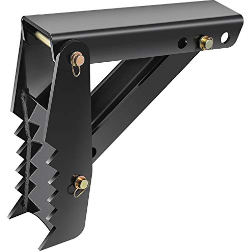 Mophorn 18  Backhoe Thumb, 1 2  Teeth Thickness Heavy Duty Excavator Thumb, Black Steel Weld On Thumb Attachments with 12mm Bolt-On Design Adjustable Mechanical Thumb for Backhoe Excavator