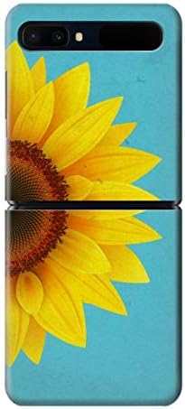 R3039 Vintage Sunflower Blue Case Cover for Samsung Galaxy Z Flip 5G
