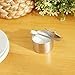 RSVP International Endurance Kitchen Collection Salt Cellar Set with Spoon, Dishwasher Safe, 2-Ounce, Brushed Stainless Steel